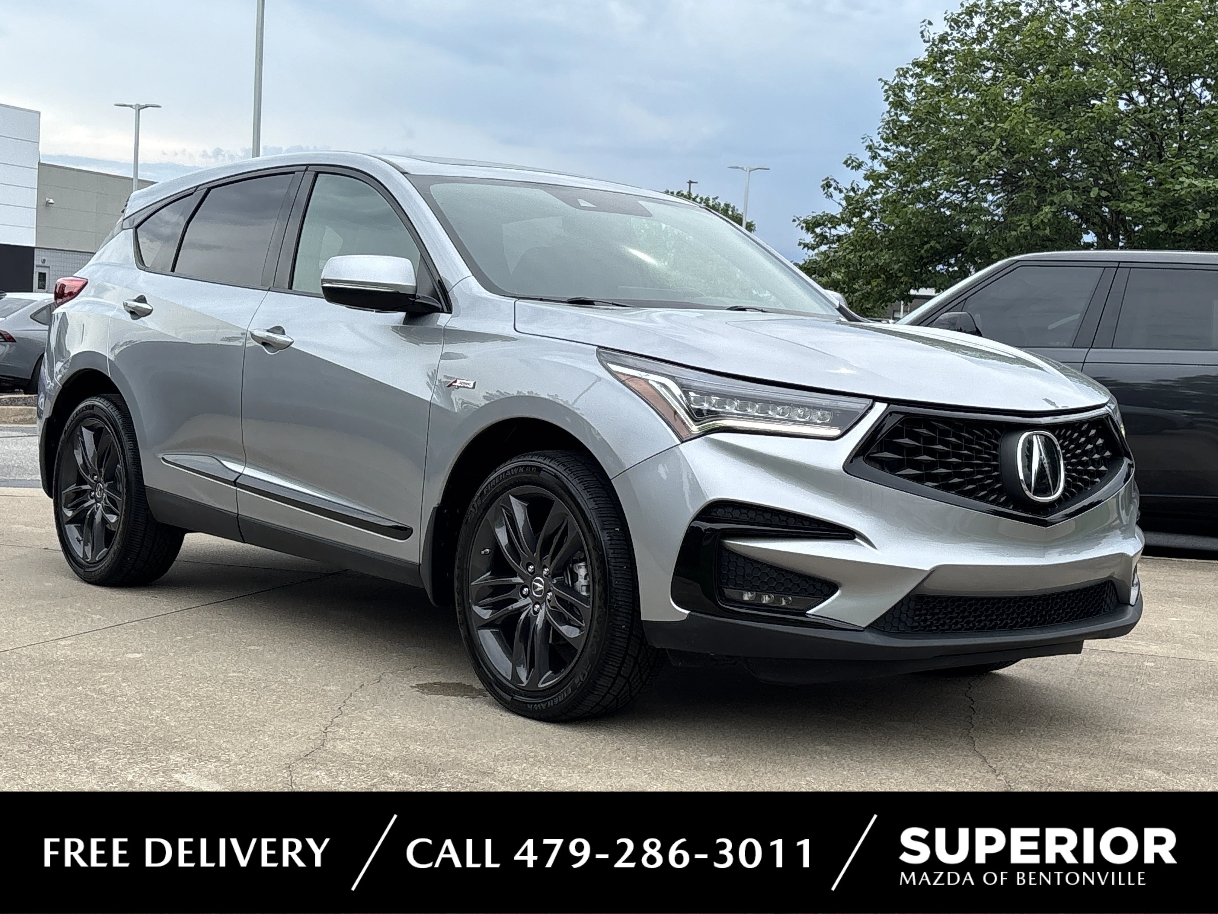 Used 2020 Lunar Silver Metallic Acura SH-AWD A-Spec Package image 1