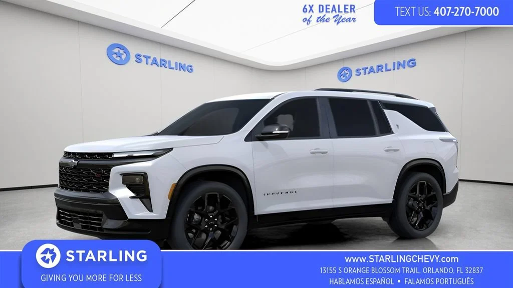 New 2026 Polar White Tricoat Chevrolet RS image 1
