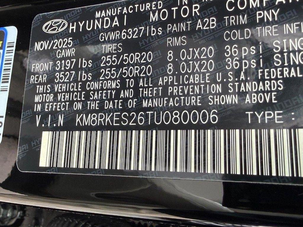 New 2026 Black Hyundai Limited AWD image 13