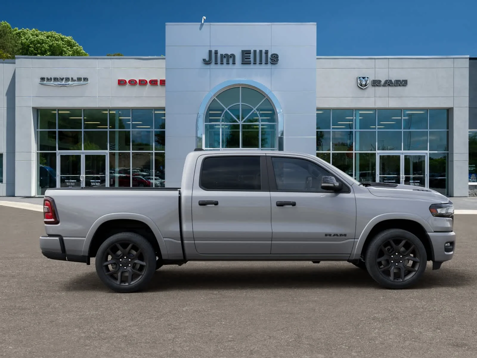New 2026 Billet Silver Metallic Clear-Coat Exterior Paint RAM Laramie image 21