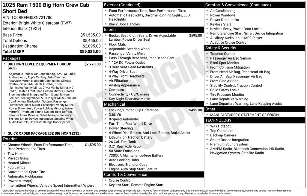 2025 RAM 1500 Big Horn/Lone Star - Photo 27