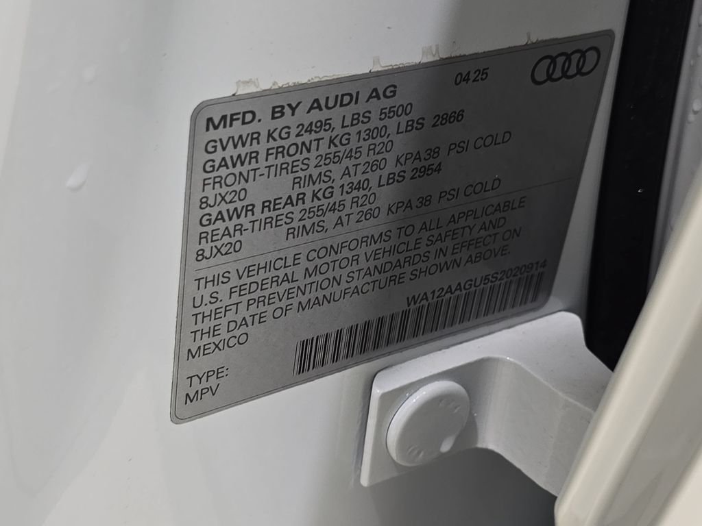 Used 2025 White Audi 2.0T Premium Plus image 39