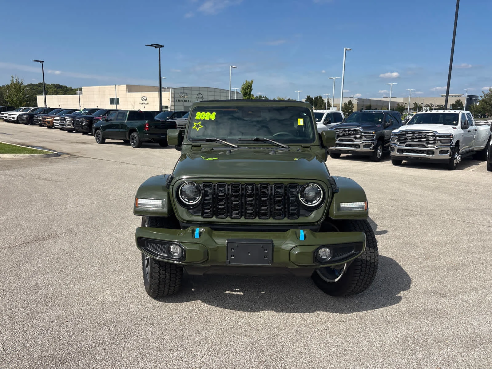 Used 2024 Sarge Green Clearcoat Jeep High Altitude image 4
