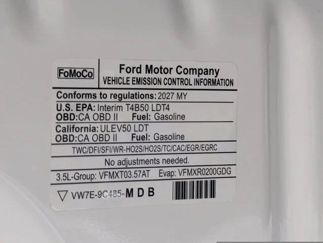 New 2027 Star White Metallic Tri-Coat Ford Active image 62