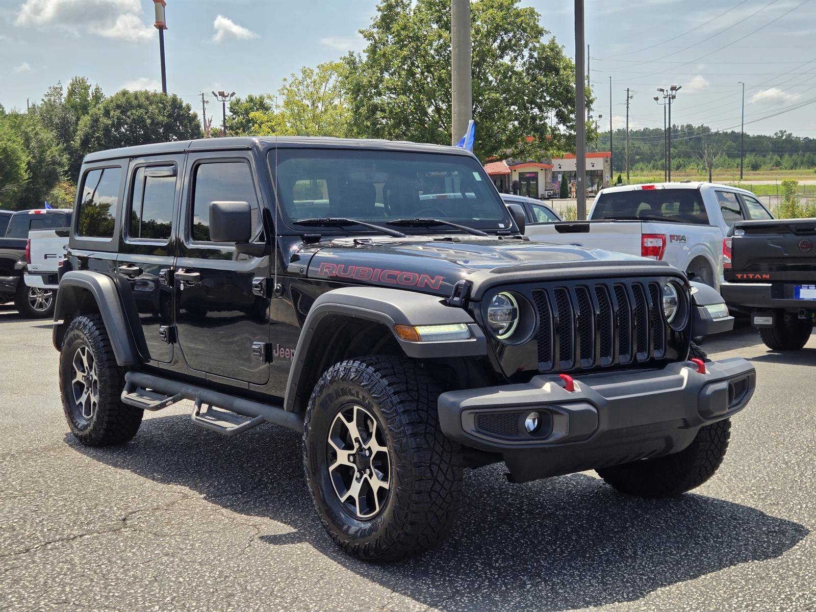 Used 2020 Black Clearcoat Jeep Unlimited Rubicon image 3