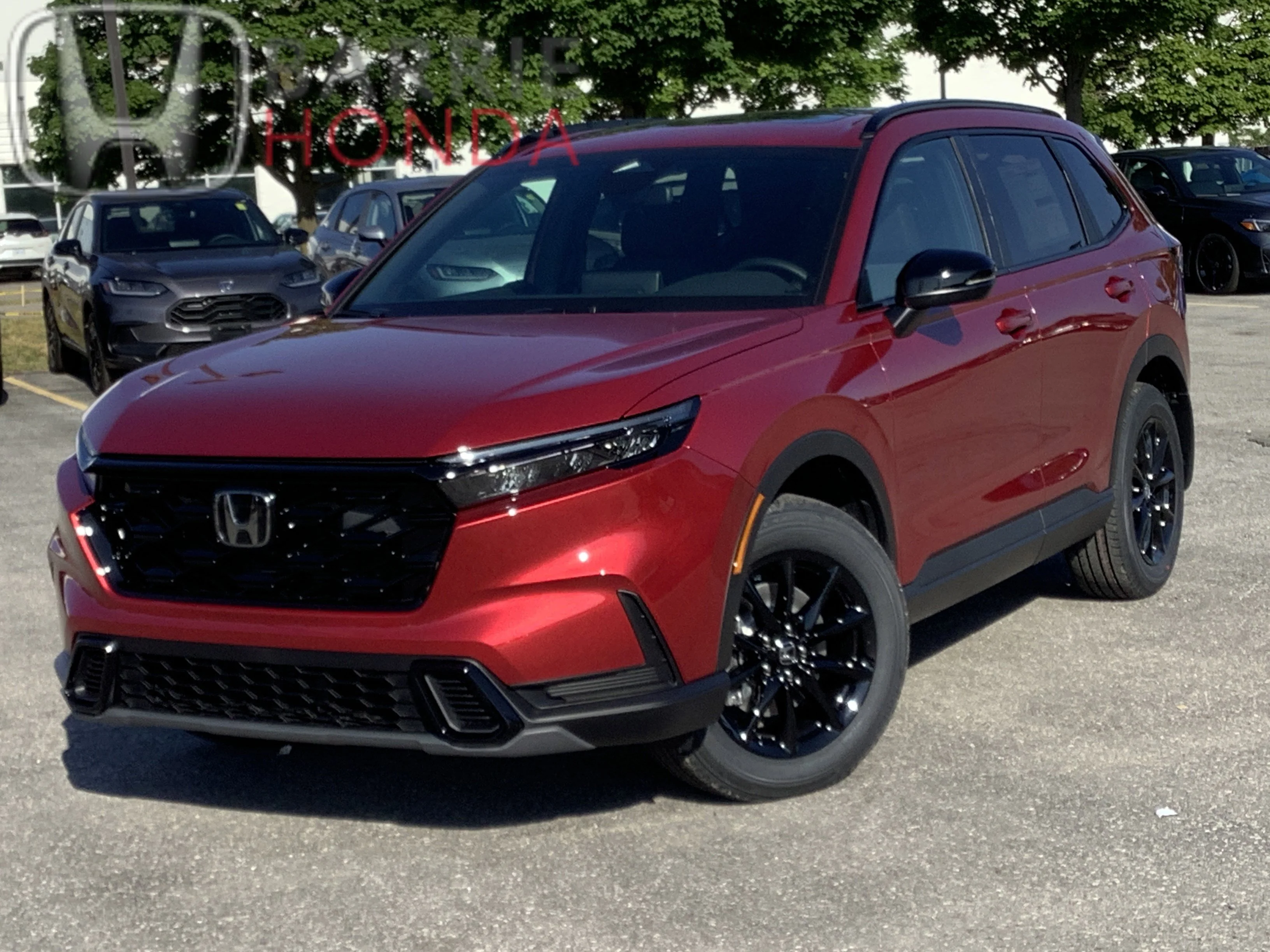 New 2026 Radiant Red Metallic Honda Sport image 1