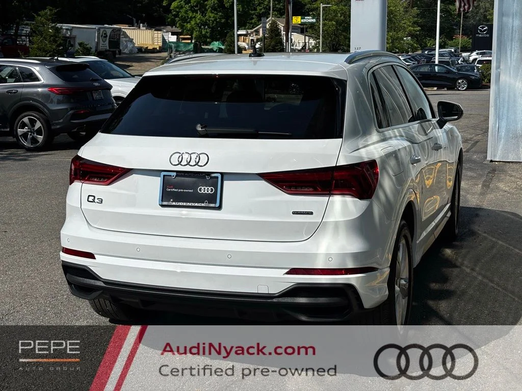 Certified Used 2023 White Audi Premium Plus image 4