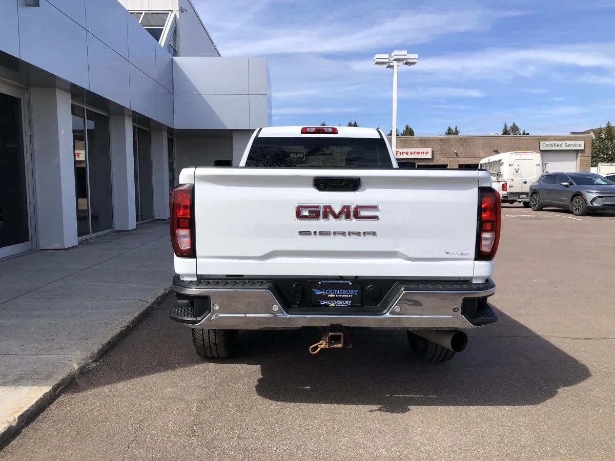 Used 2024 White GMC 4WD Reg Cab 142" Pro image 6