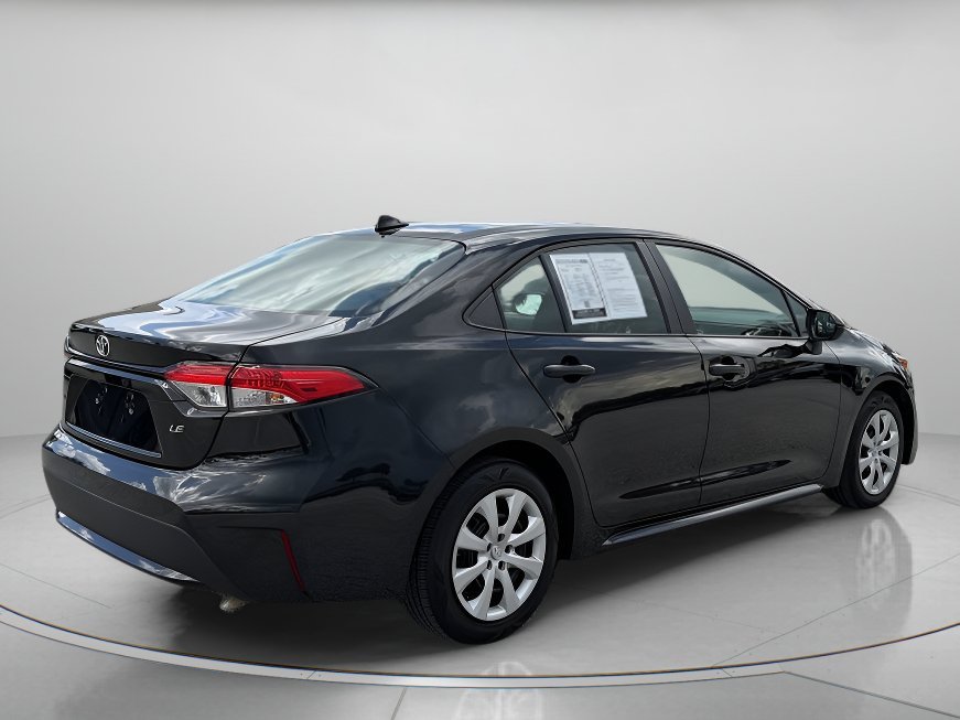 Used 2022 Black Sand Pearl Toyota LE image 3