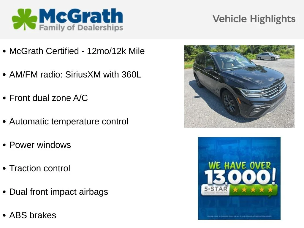 Used 2022 Black Volkswagen 2.0T SE image 6