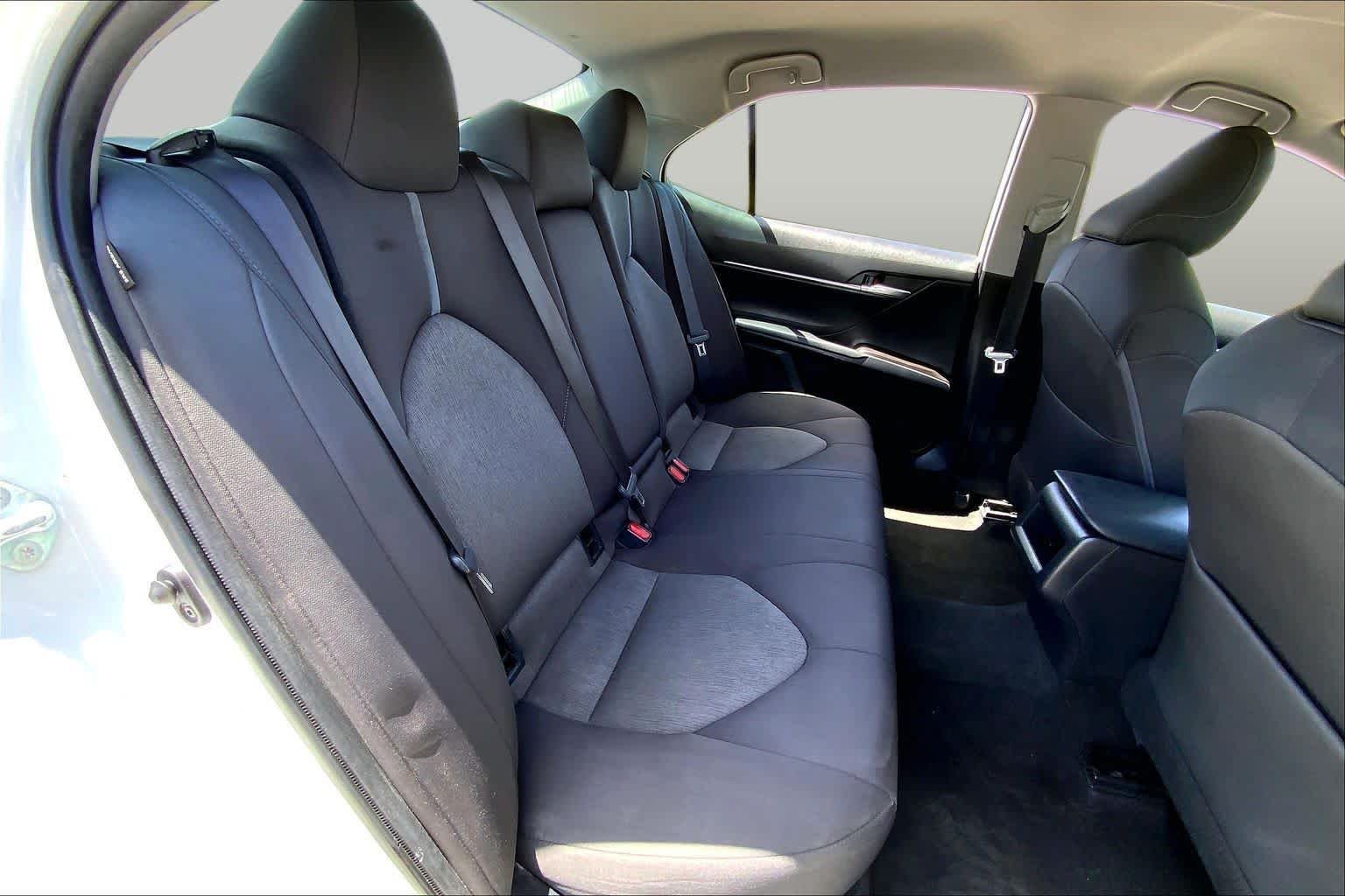 Used 2021 Super White Toyota LE image 19