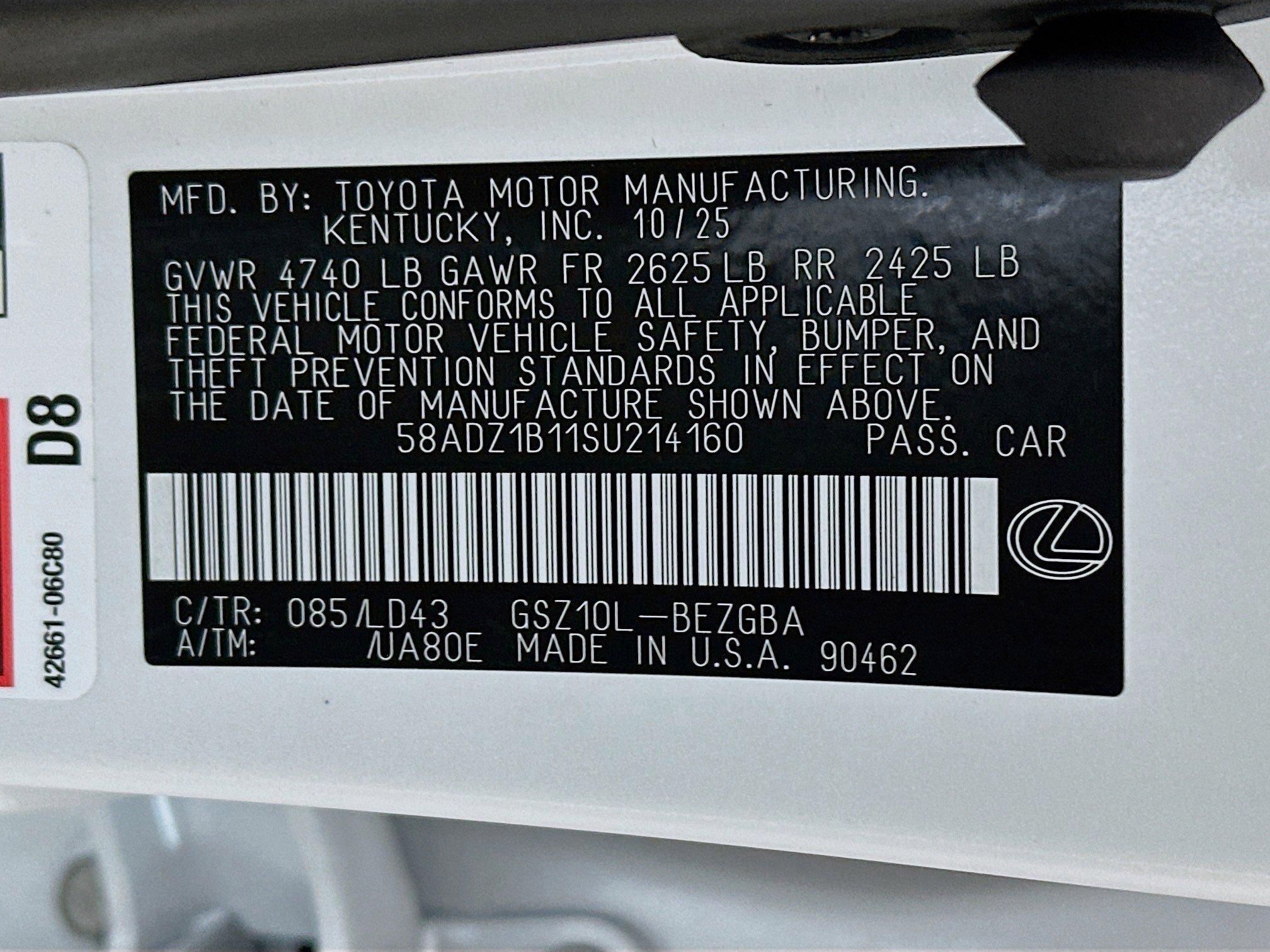 2025 Lexus ES 350 - Photo 31