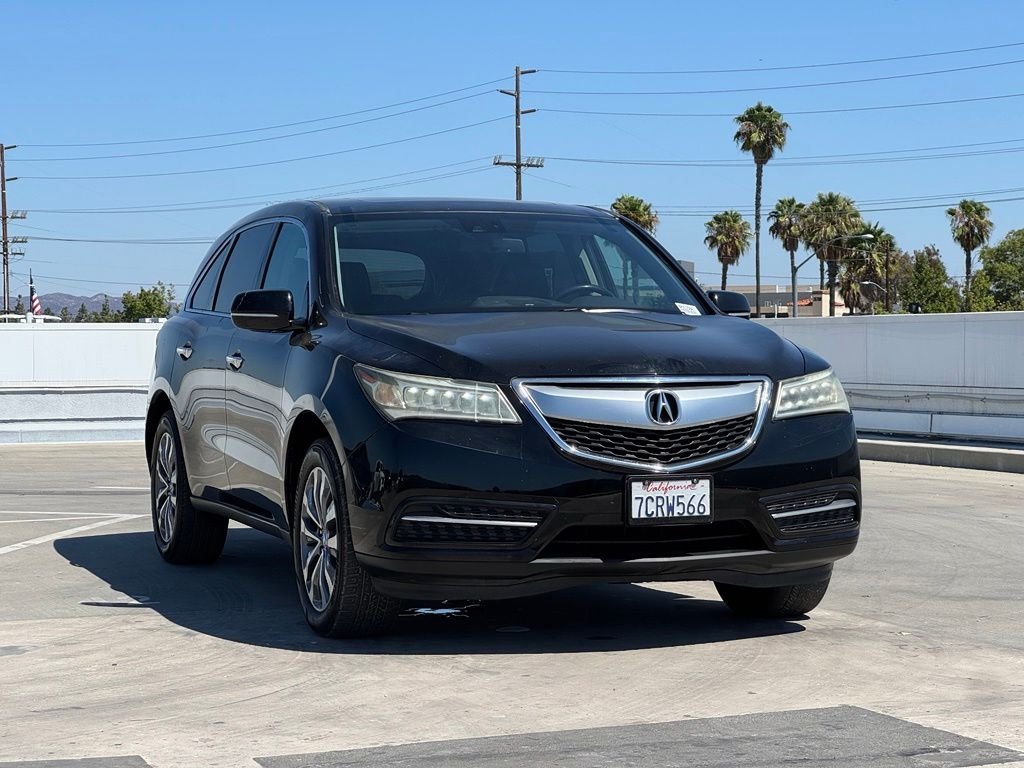 Used 2014 Crystal Black Pearl Acura 3.5L Technology Package image 2