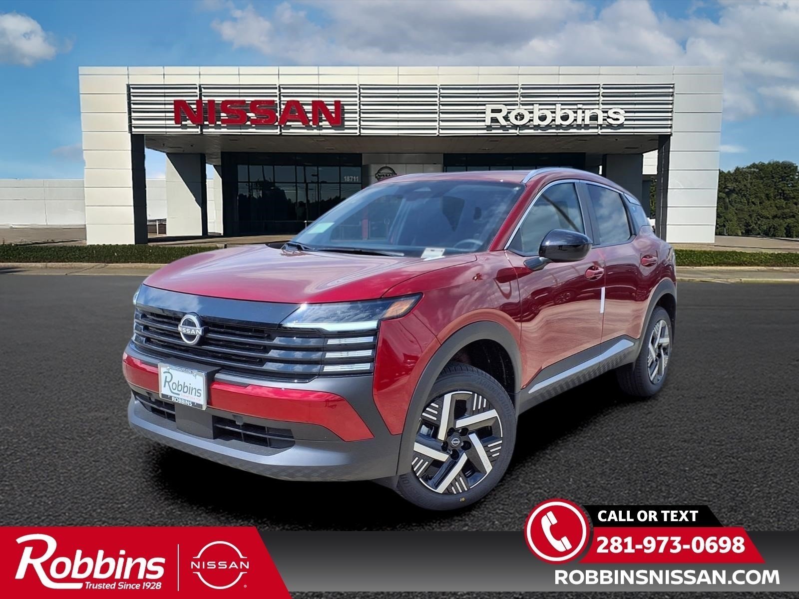 2026 Nissan Kicks SV Red at Robbins Nissan
