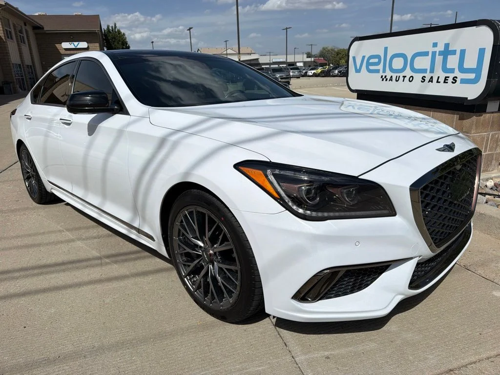 Used 2018 White Genesis 3.3T Sport image 1
