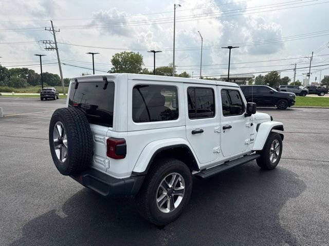 Certified Used 2022 White Jeep Unlimited Sahara image 4