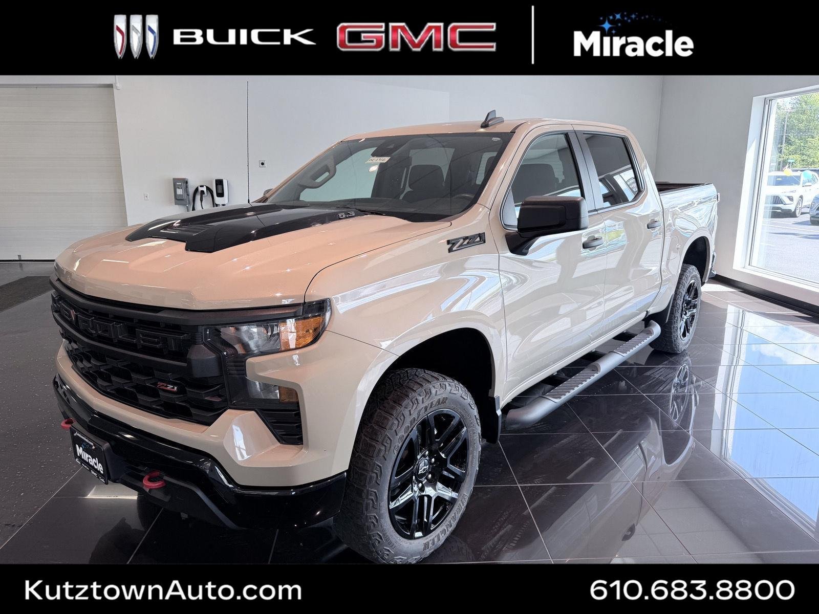 Used 2023 SAND DUNE METALLIC Chevrolet Custom Trail Boss image 1