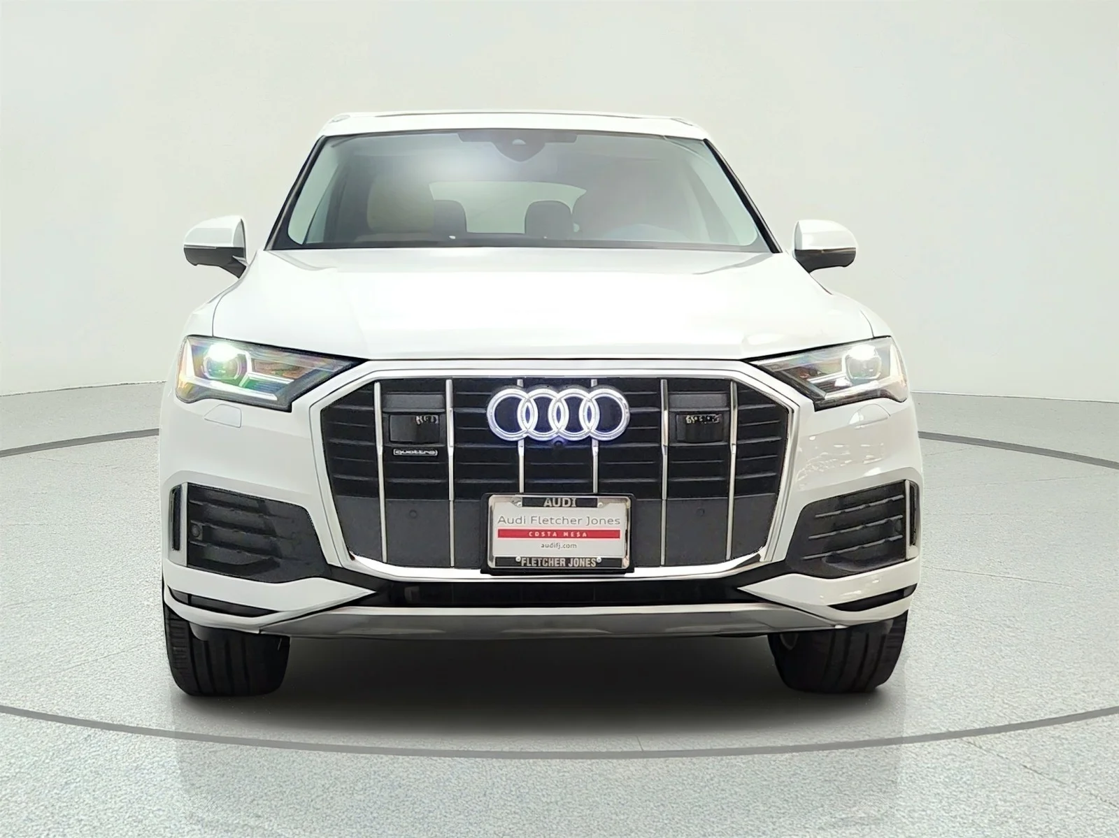 Used 2023 Glacier White Metallic Audi Premium image 2