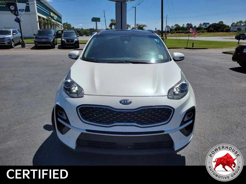 Used 2021 White Kia EX image 10