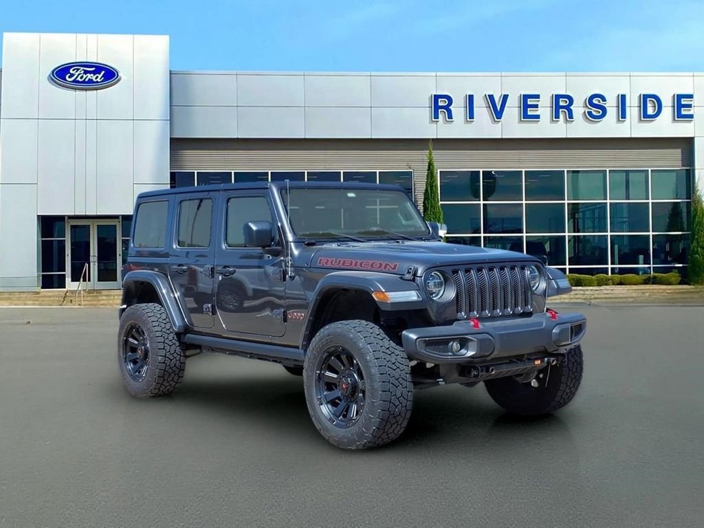 Used 2020 Crystal Metallic Jeep Unlimited Rubicon image 1