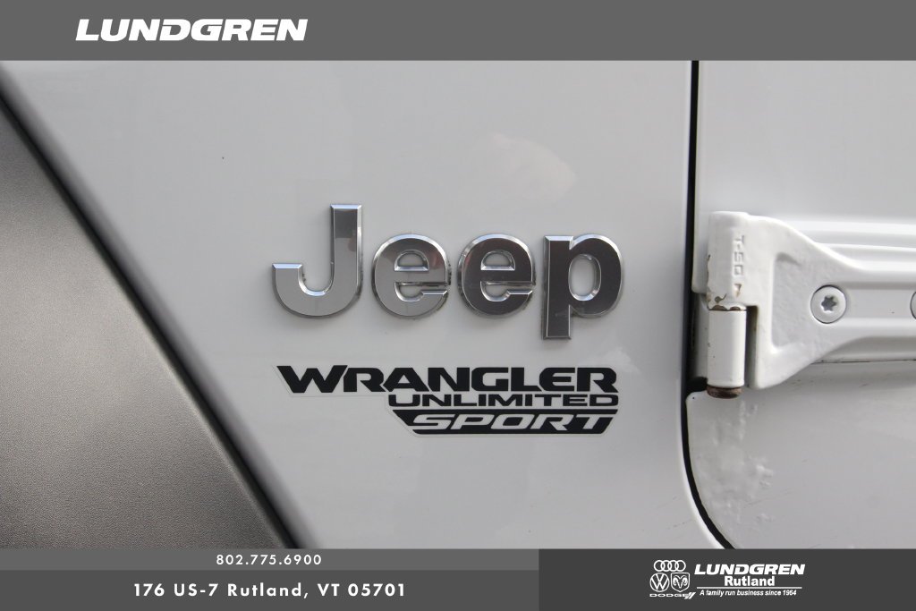 Used 2018 White Jeep Unlimited Sport S image 41