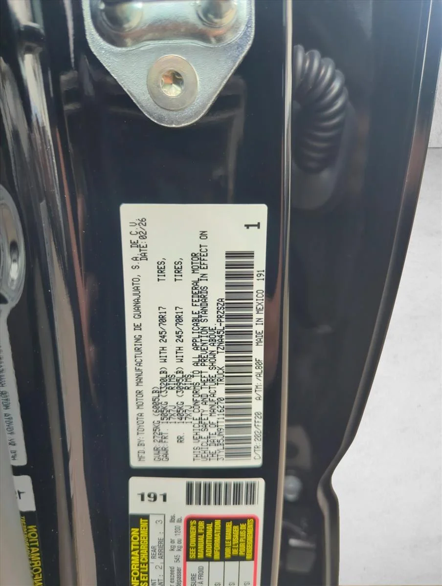 Used 2026 Black Toyota SR5 image 24
