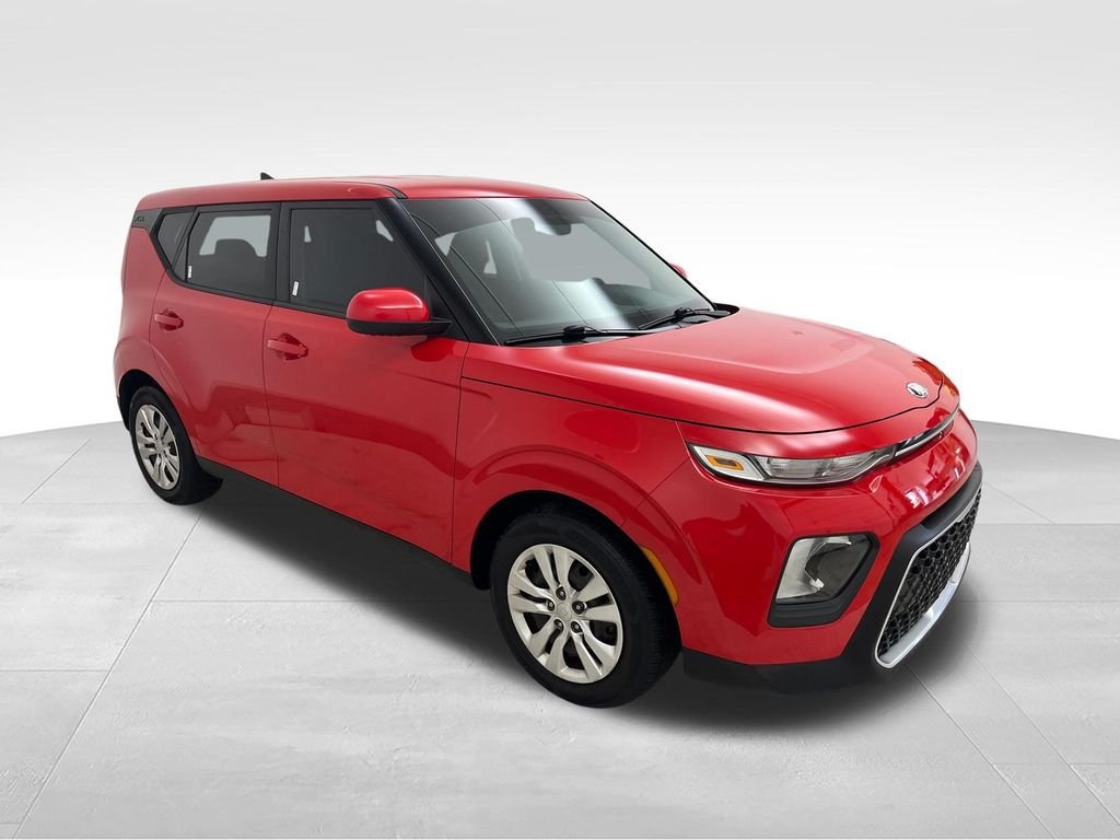 Used 2021 Red Kia LX image 7