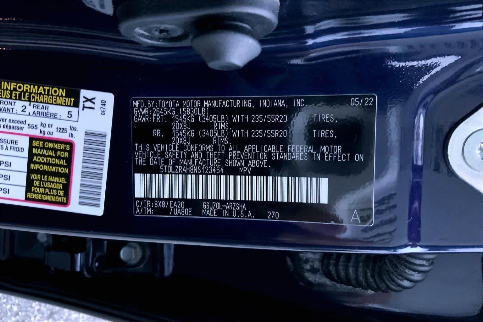Used 2022 Blueprint Toyota XSE image 60