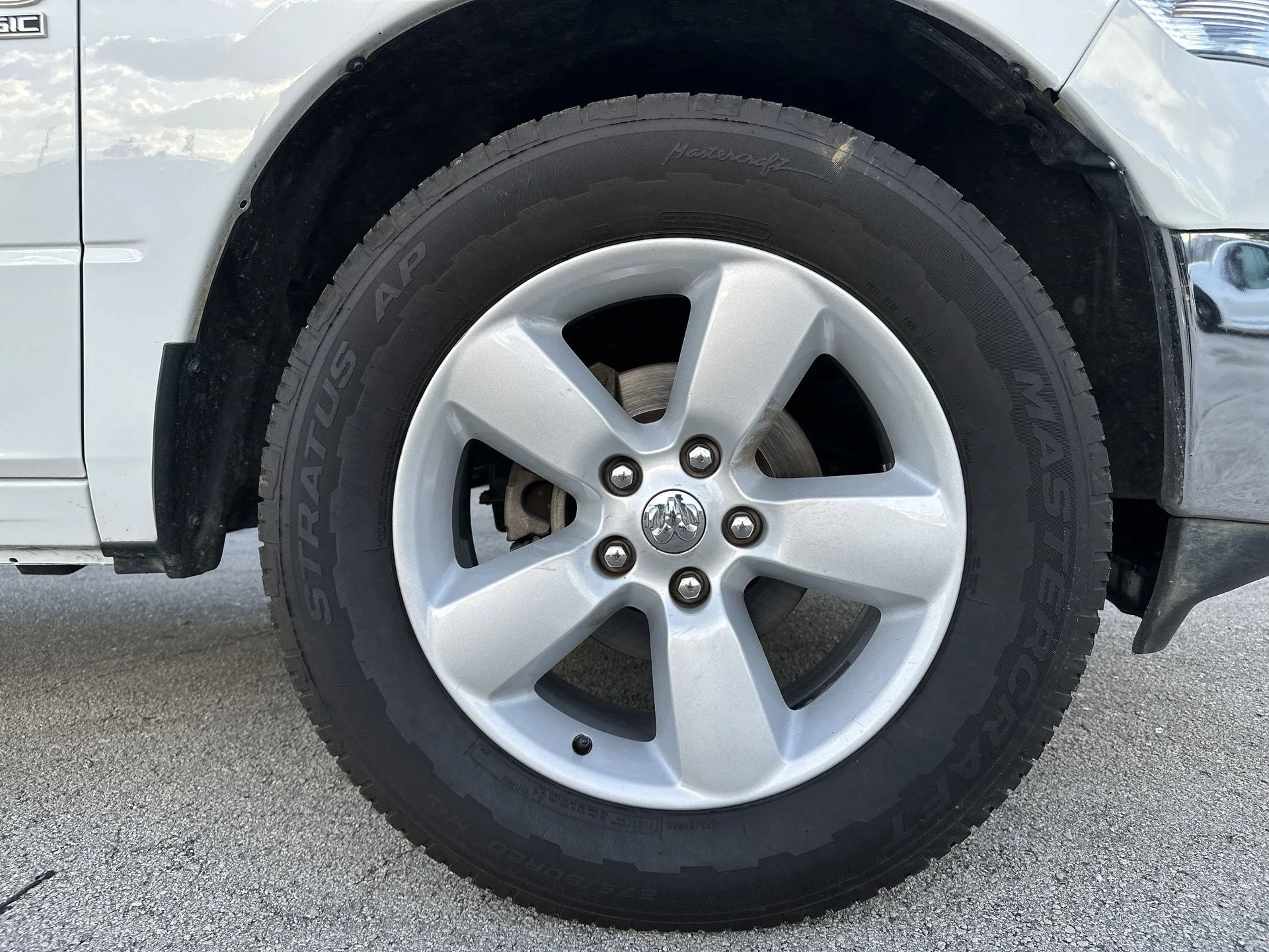 Used 2024 Bright White Clearcoat Ram SLT image 18