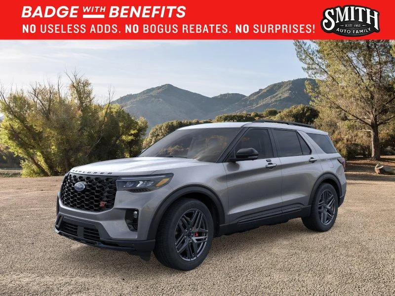 New 2026 Carbonized Gray Metallic Ford ST image 1