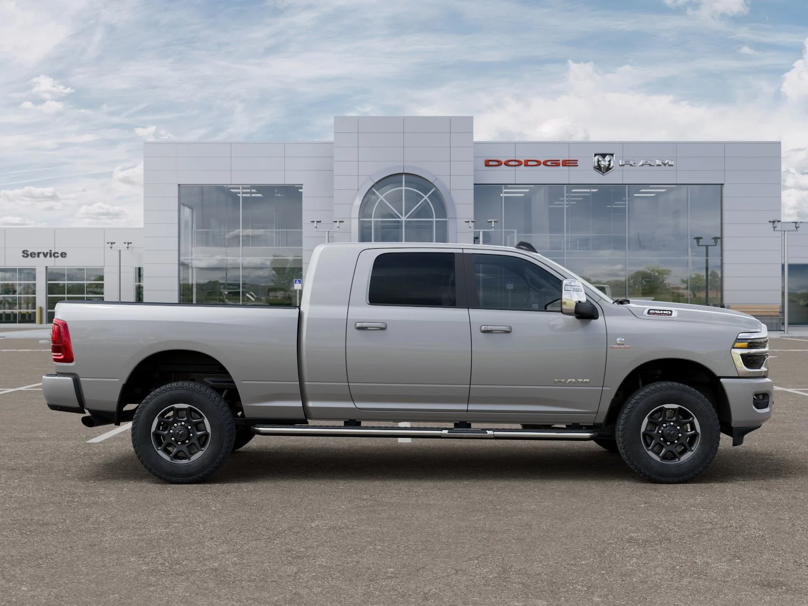 New 2026 Silver-Zynith Exterior Paint RAM Laramie image 48