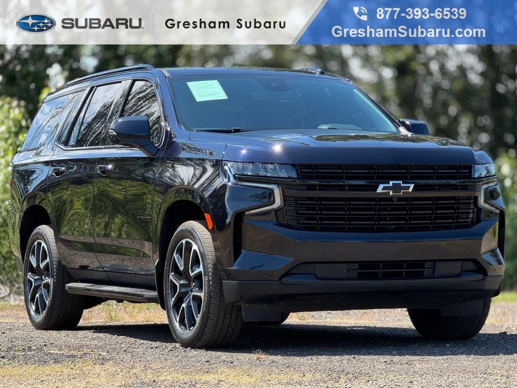 Used 2023 Midnight Blue Metallic Chevrolet RST image 1