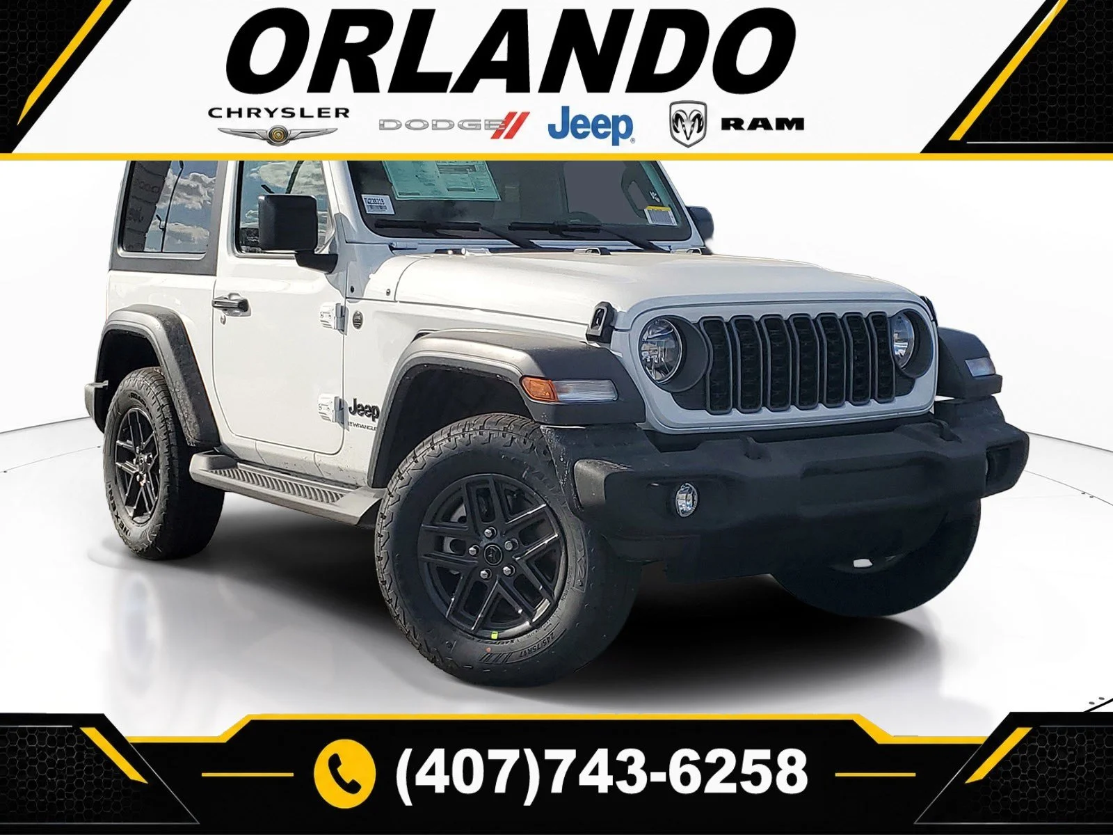 New 2026 Bright White Clearcoat Jeep Sport image 1