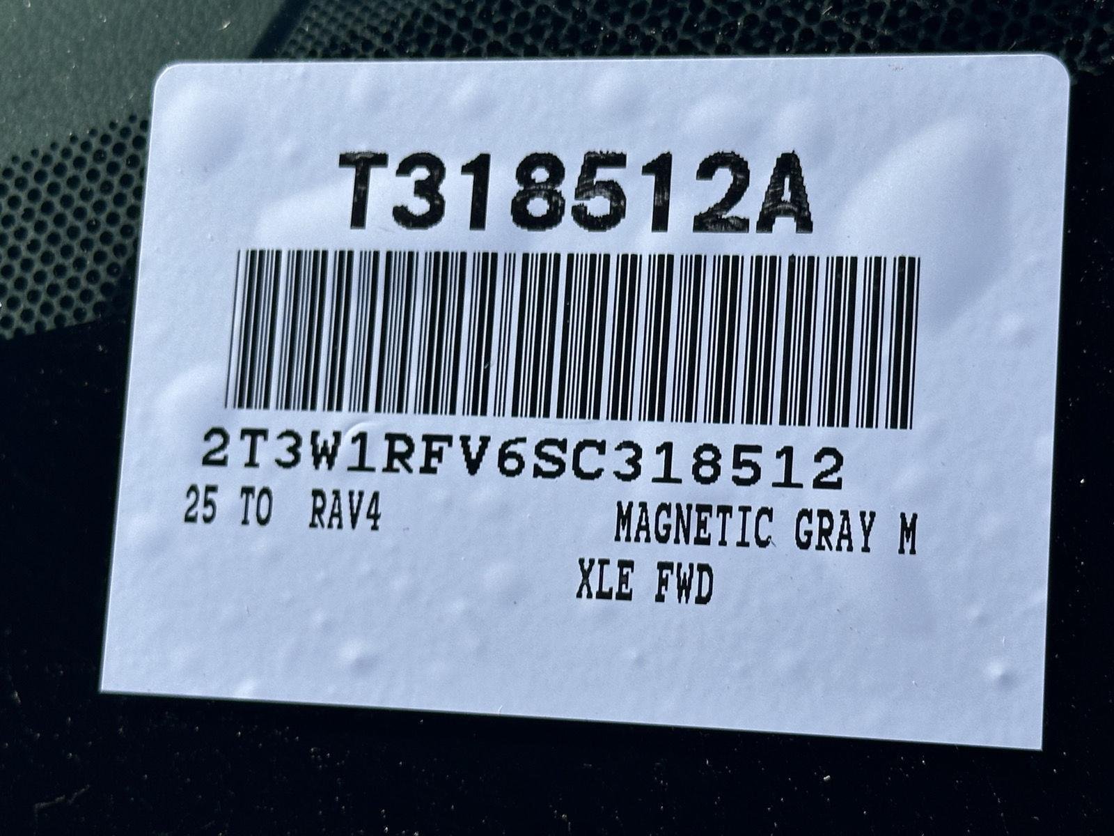 Certified Used 2025 Magnetic Gray Metallic Toyota XLE image 15