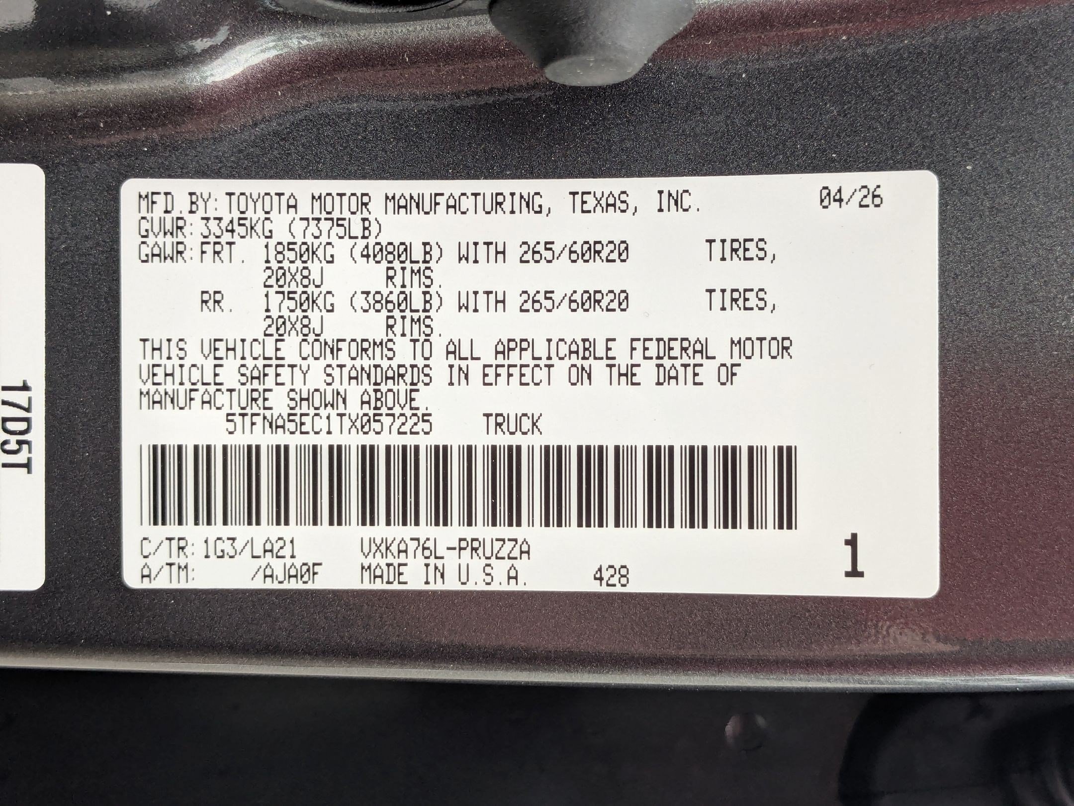 Used 2026 Gray Toyota Platinum CrewMax 6.5