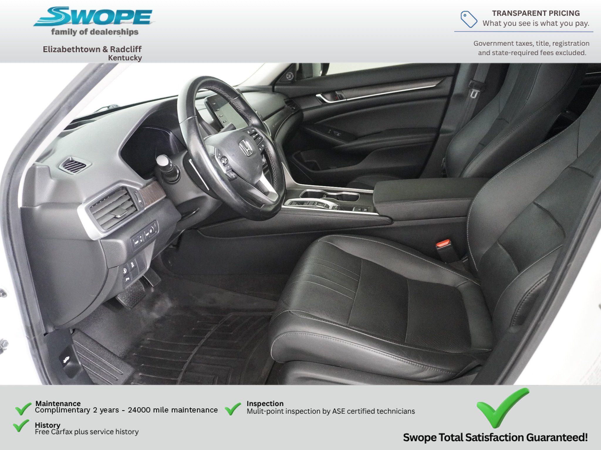Used 2019 Platinum White Pearl Honda Touring 2.0T image 12