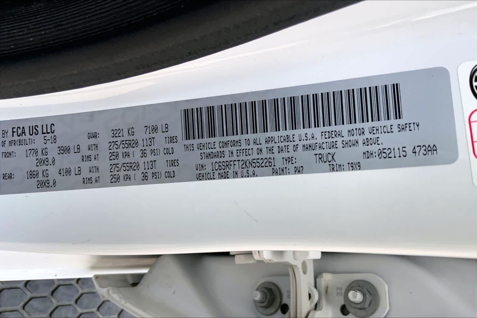 Used 2019 Bright White Clearcoat Ram Big Horn/Lone Star image 32