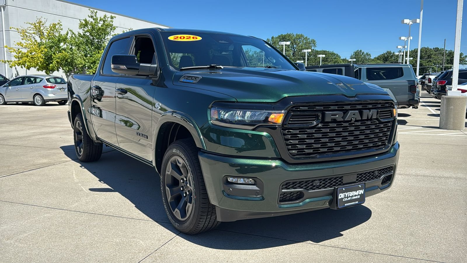 New 2026 Serrano-Green Metallic Exterior Paint RAM Big Horn/Lone Star image 2