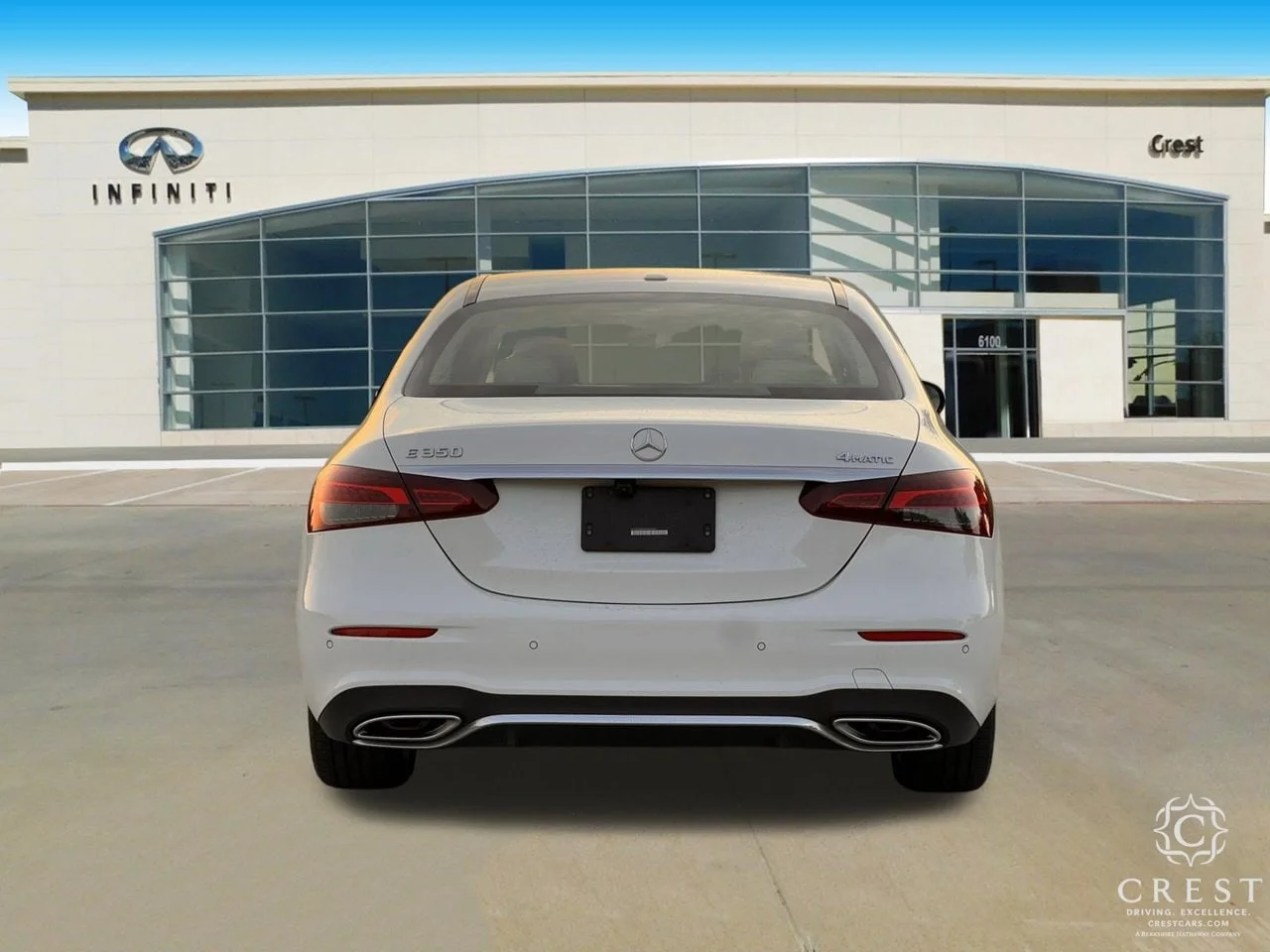 Used 2021 White Mercedes-Benz E 350 4MATIC® image 4