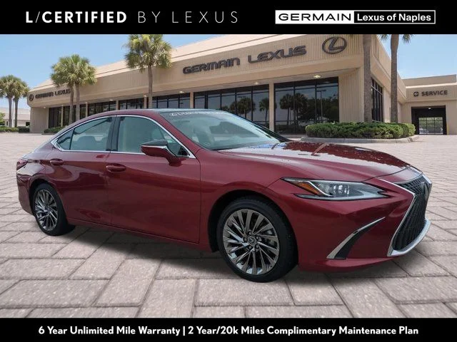 Certified Used 2025 MATADOR RED MICA Lexus 350 Luxury image 1