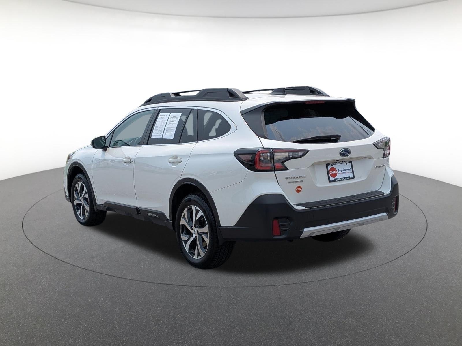 Used 2022 Crystal White Pearl Subaru Limited image 3