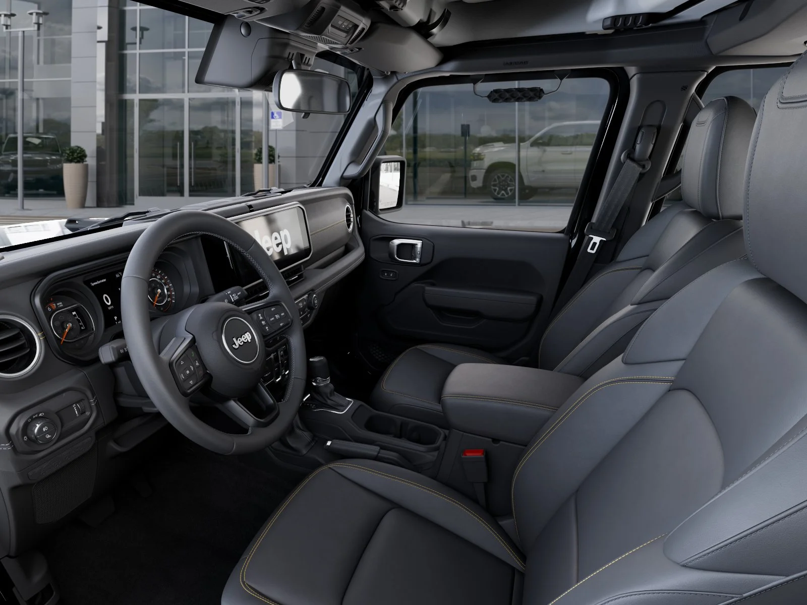 New 2026 Black Clear-Coat Exterior Paint Jeep Texas Trail image 48