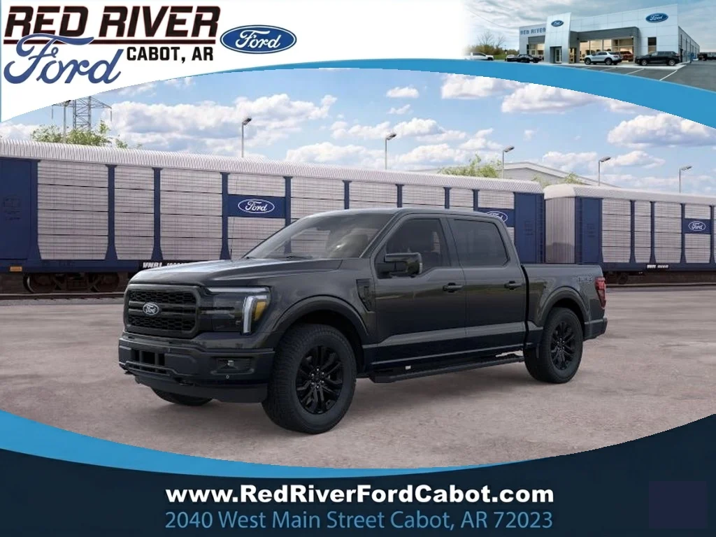 New 2026 Agate Black Metallic Ford Lariat® image 1