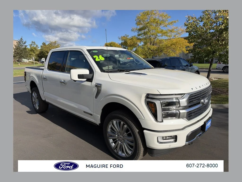 New 2026 Star White Metallic Tri-Coat Ford Platinum® image 1