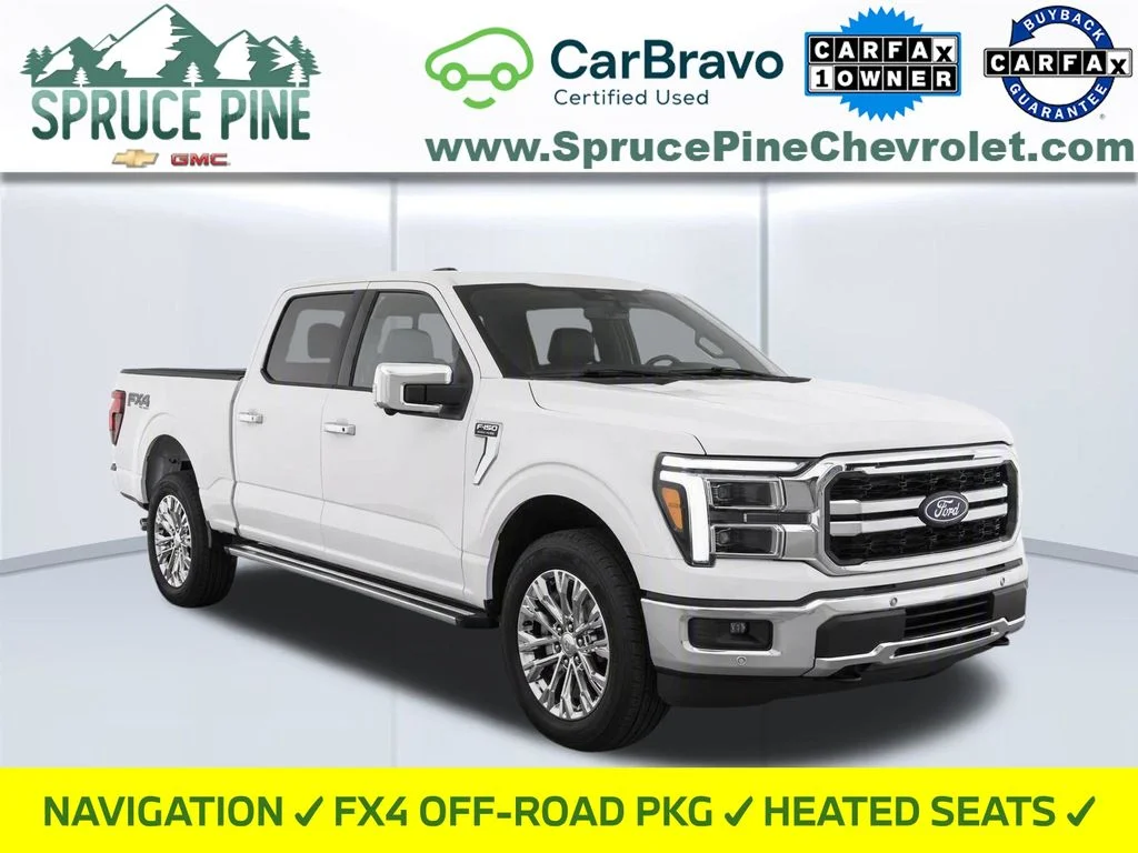 Used 2025 White Ford Lariat image 1