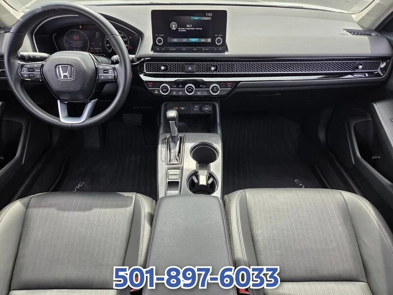 Used 2023 Platinum White Pearl Honda EX-L CVT image 12