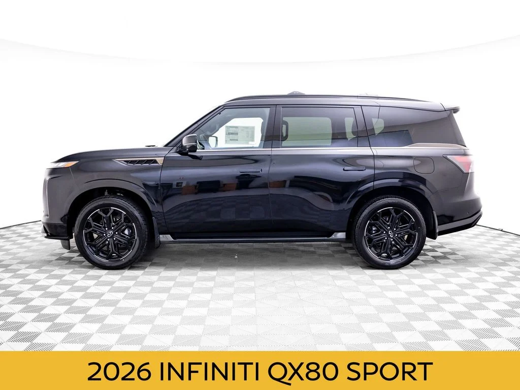 Certified Used 2026 Black INFINITI SPORT image 3