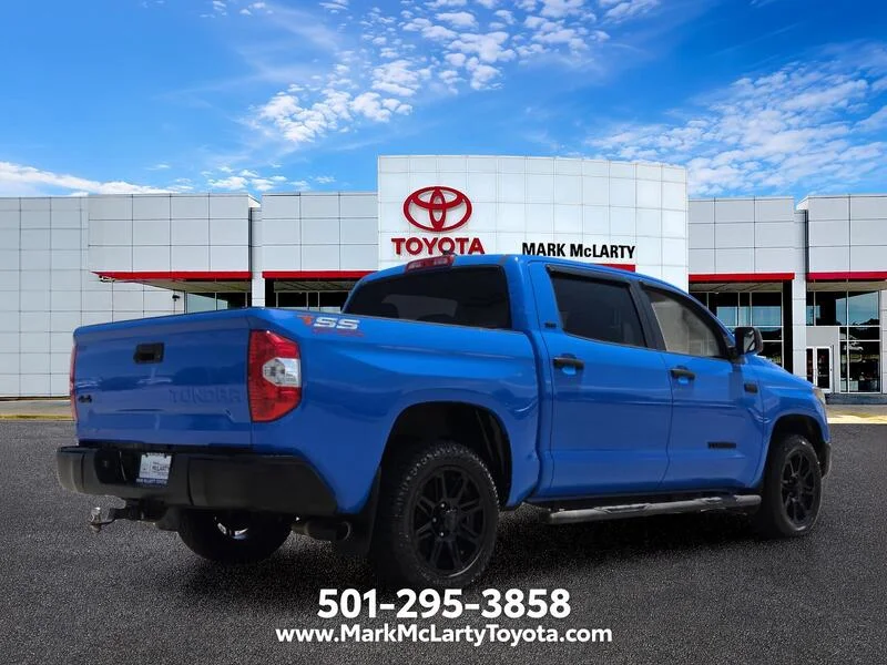Used 2020 BLUE TOYOTA SR5 CREWMAX 5.5