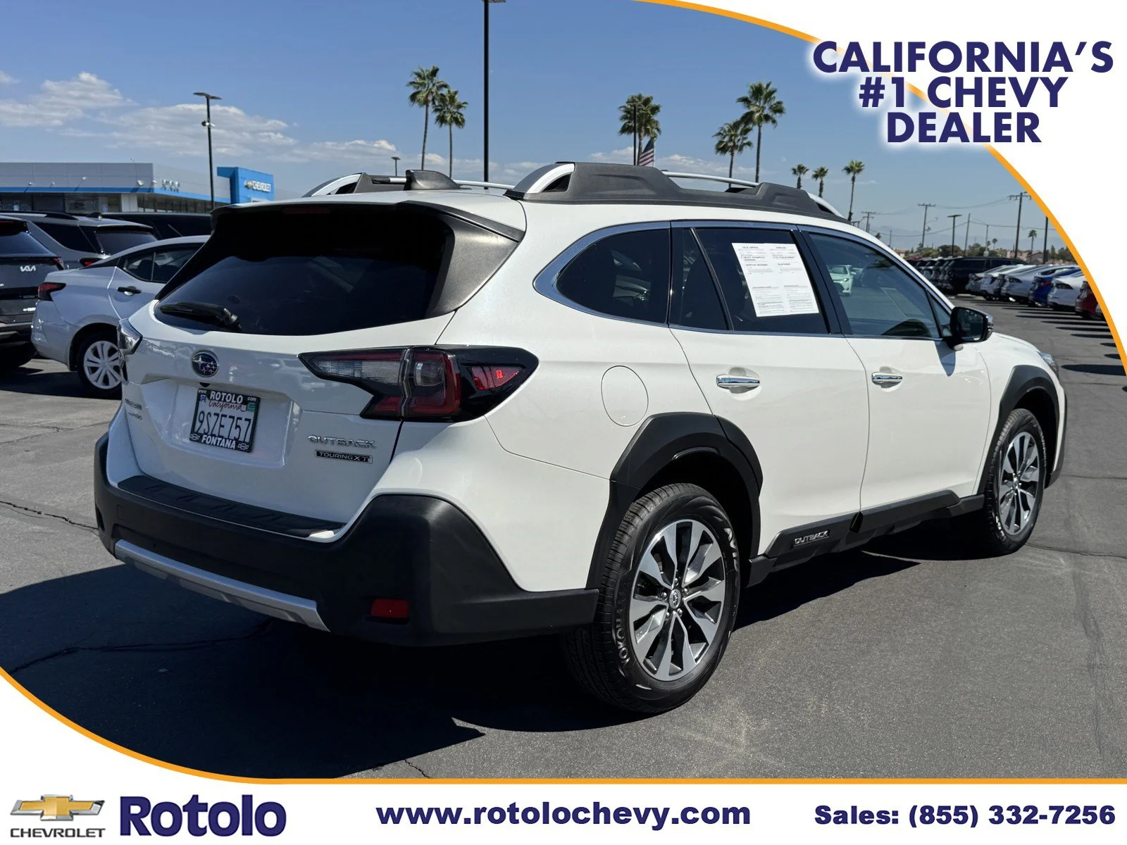 Used 2025 Crystal White Pearl Subaru Touring XT image 6