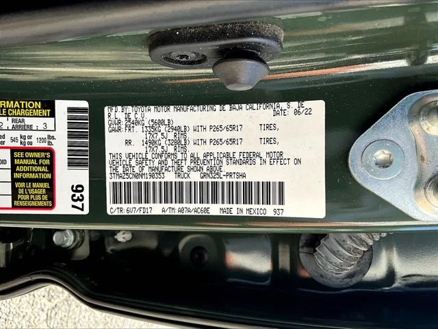 Used 2022 Green Toyota TRD Sport image 22